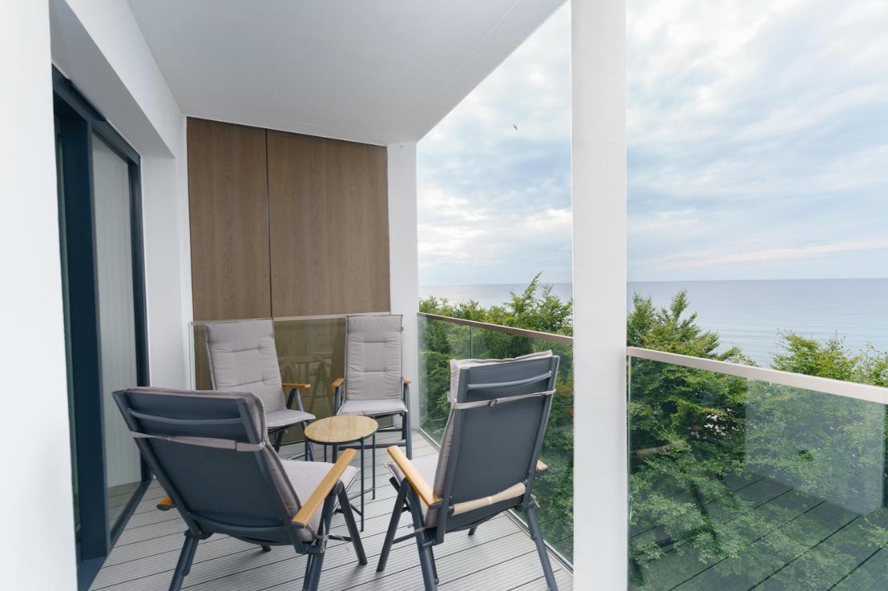 Apartament Kapitanski Z Widokiem Na Morze 4 Pietro - By Perlowa Przystan Rent Sianozety Εξωτερικό φωτογραφία