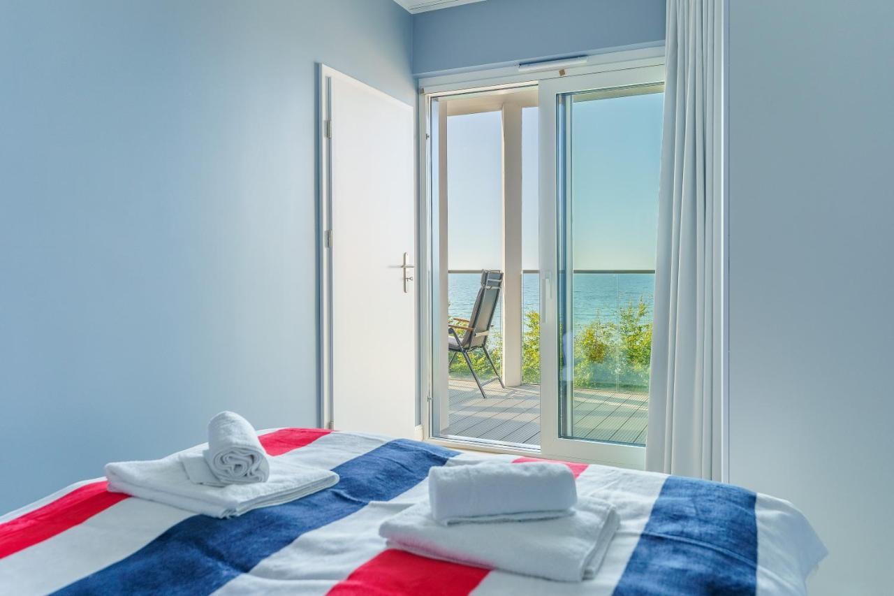 Apartament Kapitanski Z Widokiem Na Morze 4 Pietro - By Perlowa Przystan Rent Sianozety Εξωτερικό φωτογραφία
