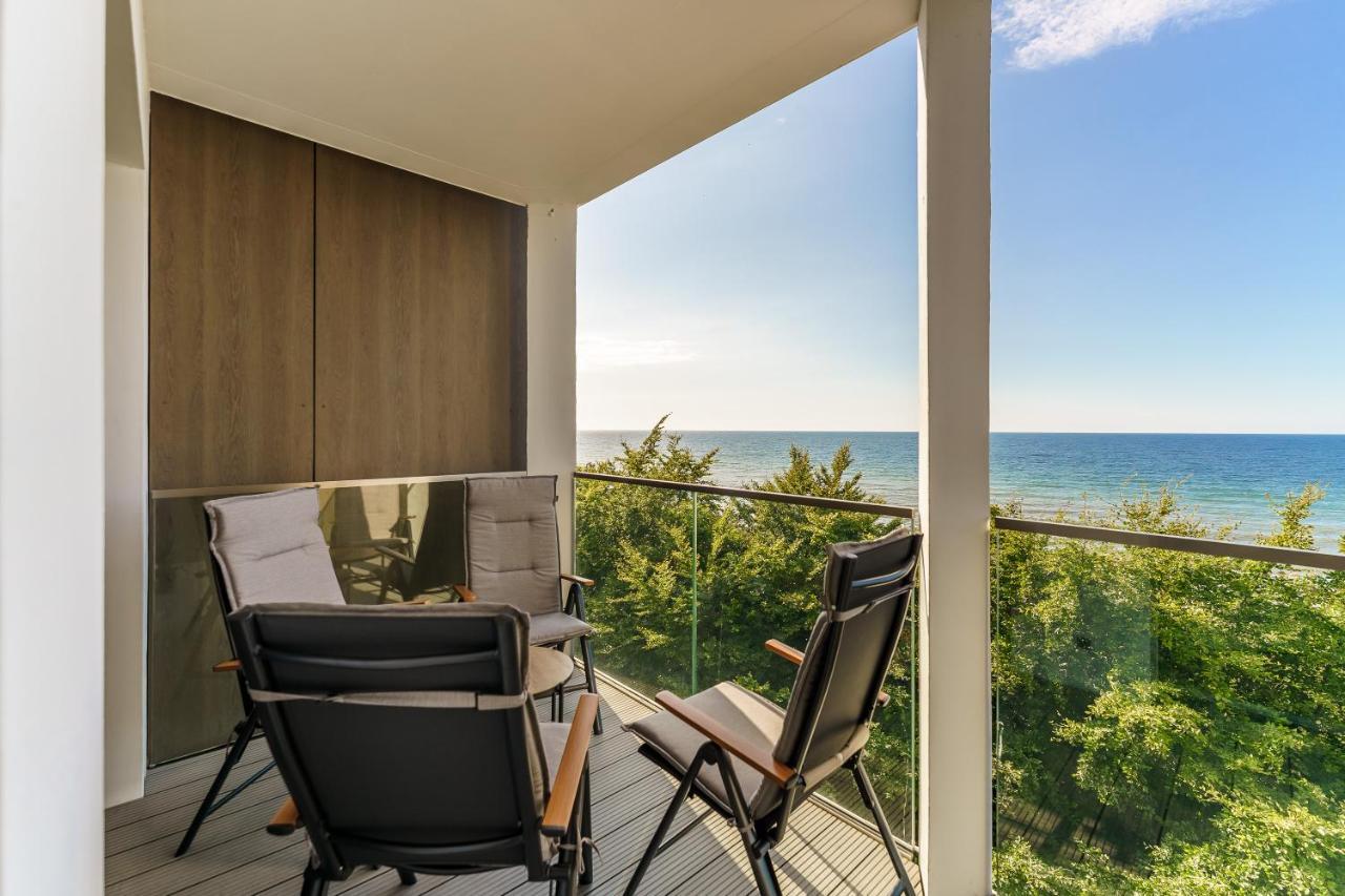 Apartament Kapitanski Z Widokiem Na Morze 4 Pietro - By Perlowa Przystan Rent Sianozety Εξωτερικό φωτογραφία