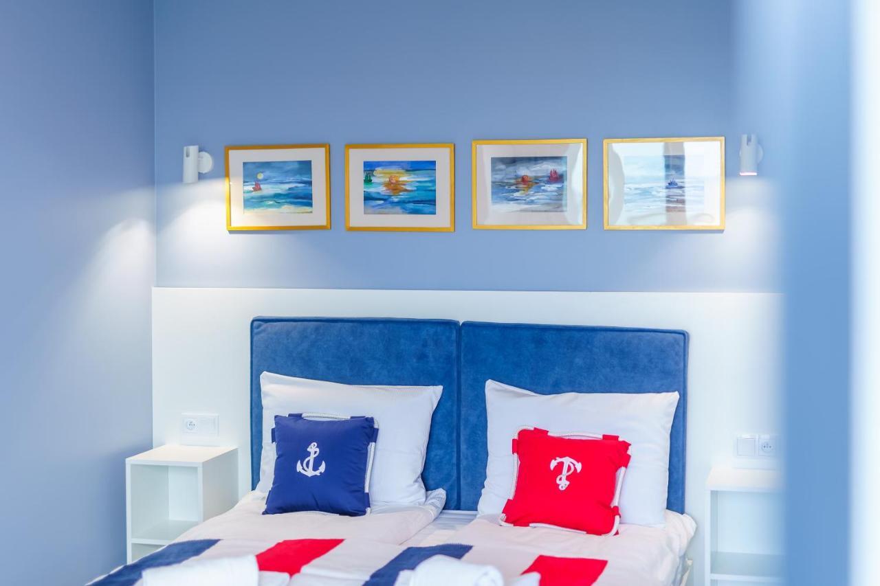 Apartament Kapitanski Z Widokiem Na Morze 4 Pietro - By Perlowa Przystan Rent Sianozety Εξωτερικό φωτογραφία