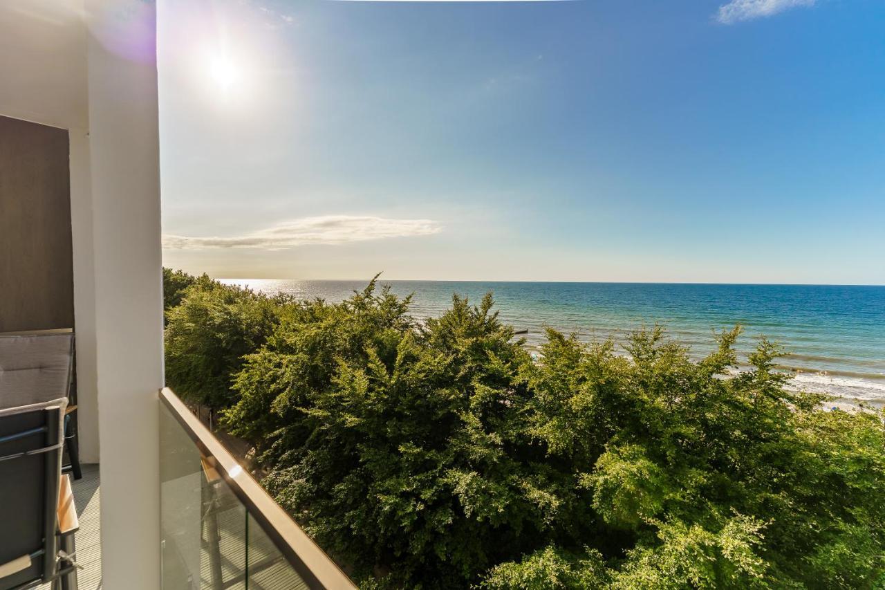 Apartament Kapitanski Z Widokiem Na Morze 4 Pietro - By Perlowa Przystan Rent Sianozety Εξωτερικό φωτογραφία